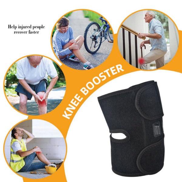 Heated Knee Brace - Heated Knee Brace Wrap Support | Electric Therapeutic Heating Pad W/Rechargable 7.4V 2600Mah Battery for Joint Pain Relief Health & Beauty - Tophatter Daily Deals