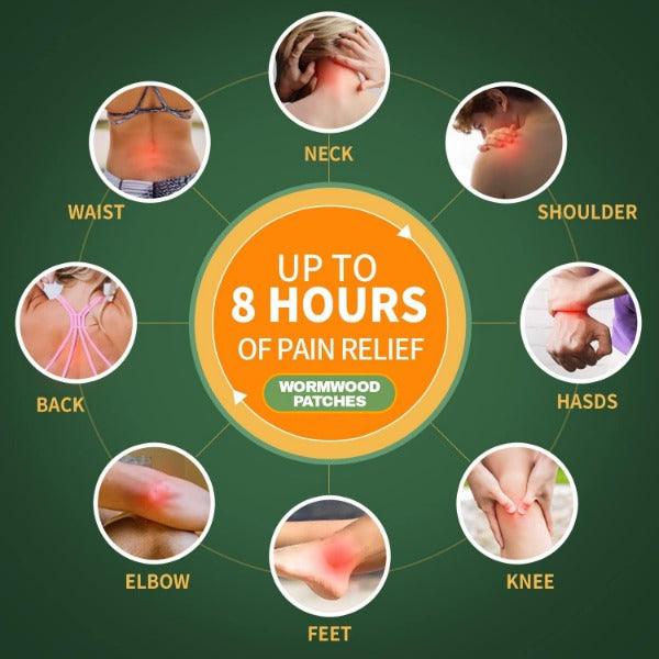 Knee Pain Relief Patch - FitMe 180 PCS Knee Pain Relief Patches Wormwood Sticker Neck Waist Joint Ache Pads Personal Care - Tophatter Daily Deals