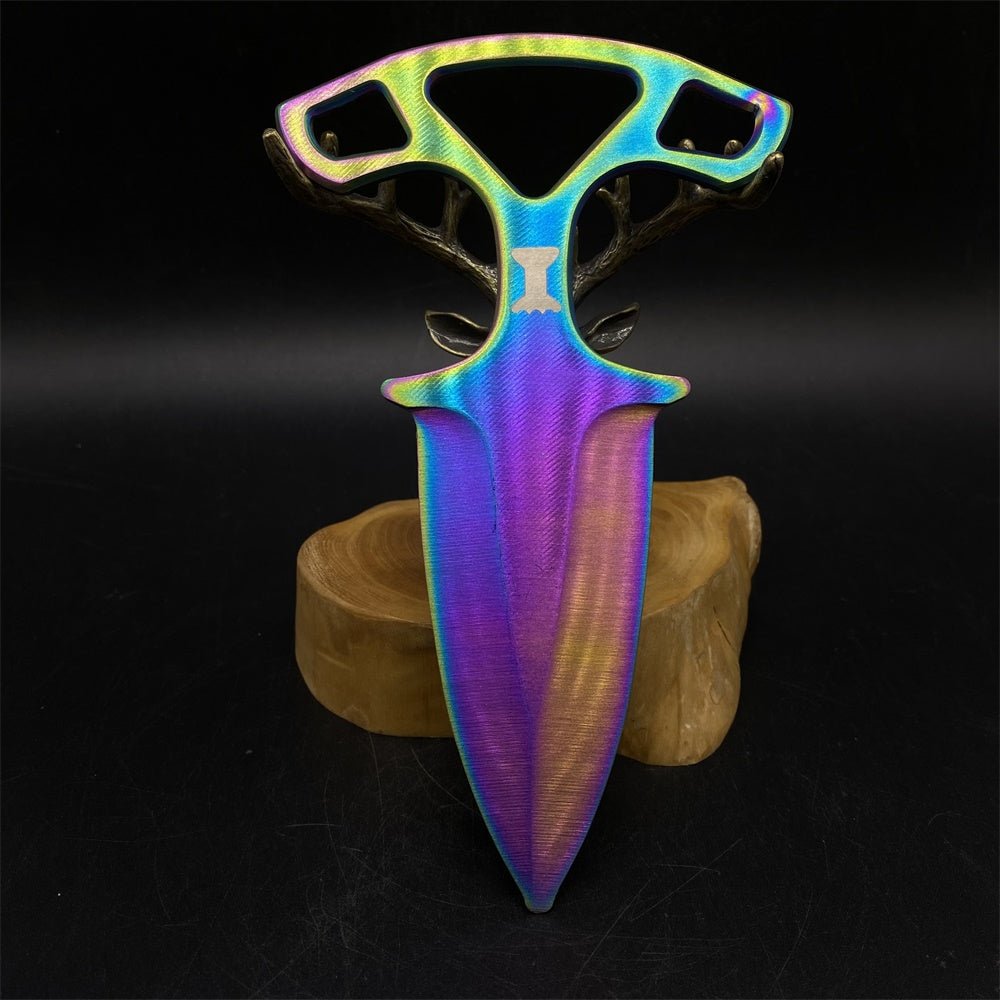 Fade Case Hardened Shadow Daggers Blunt Blade Replica For Collection - Tophatter Daily Deals