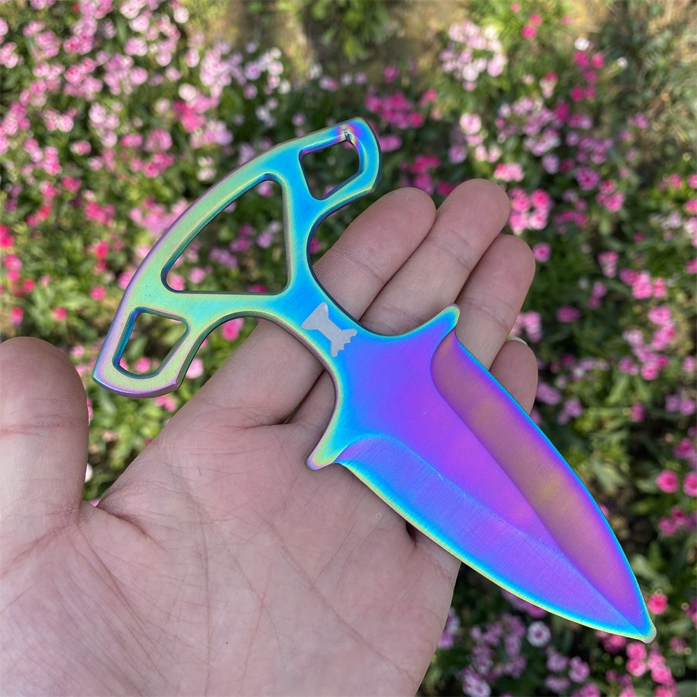Fade Case Hardened Shadow Daggers Blunt Blade Replica For Collection Blue Steel - Tophatter Daily Deals
