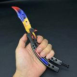 Global Offensive Game Balisong Karambit Blunt Blade Trainer Replica - Tophatter Daily Deals