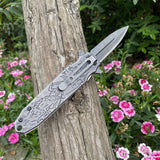 Crusades Knife Knights Templar Folding Knife - Tophatter Daily Deals