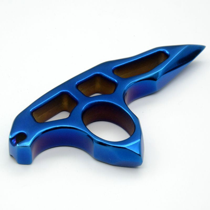 Polycarbon finger tiger self-defense EDC Without binding rope Blue - Tophatter Daily Deals