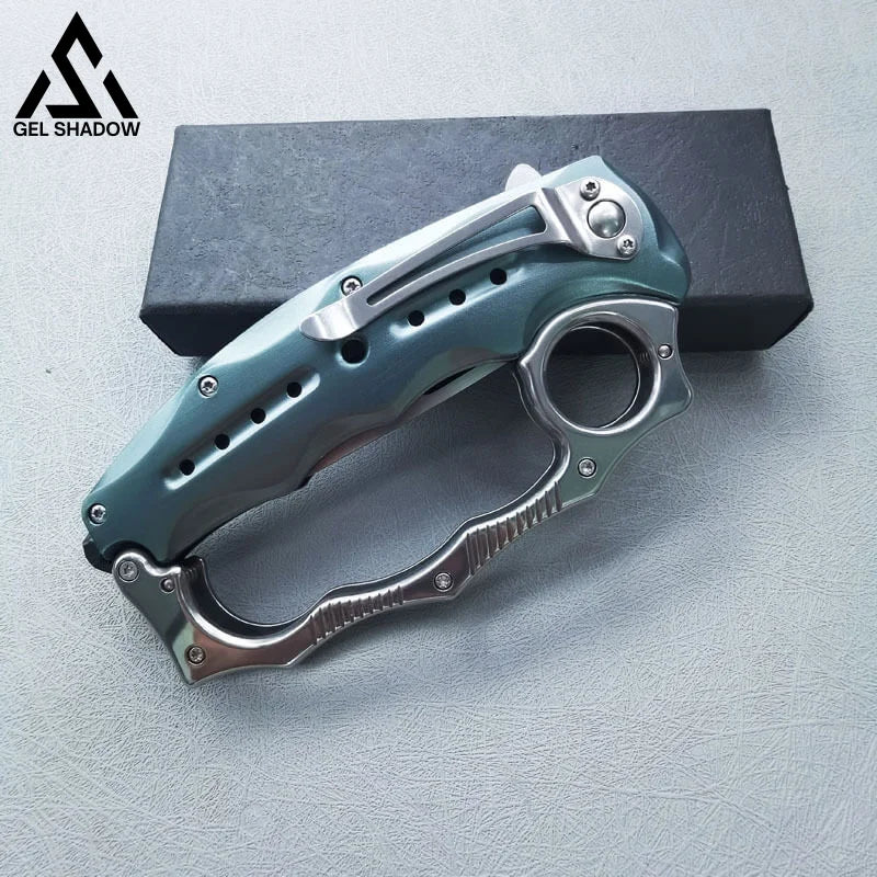 Knuckle Style knife Mecha Spring Assist Knife-GS37 Pocket Knives - Tophatter Daily Deals