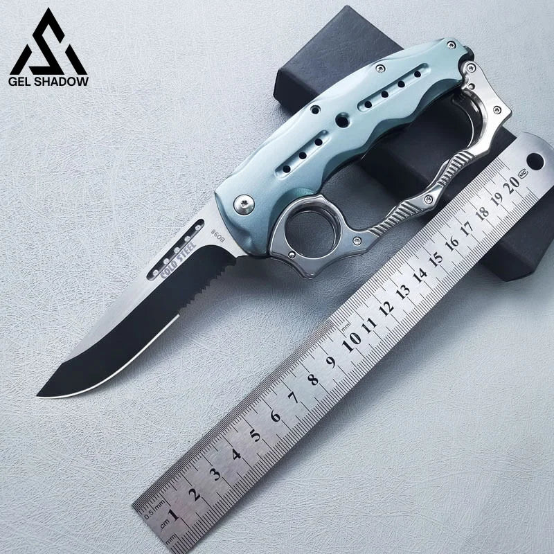 Knuckle Style knife Mecha Spring Assist Knife-GS37 Pocket Knives - Tophatter Daily Deals