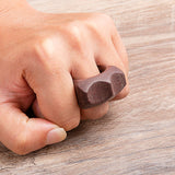Knuckle Duster Plastic - Non Metal Brass Knuckles - Tophatter Daily Deals