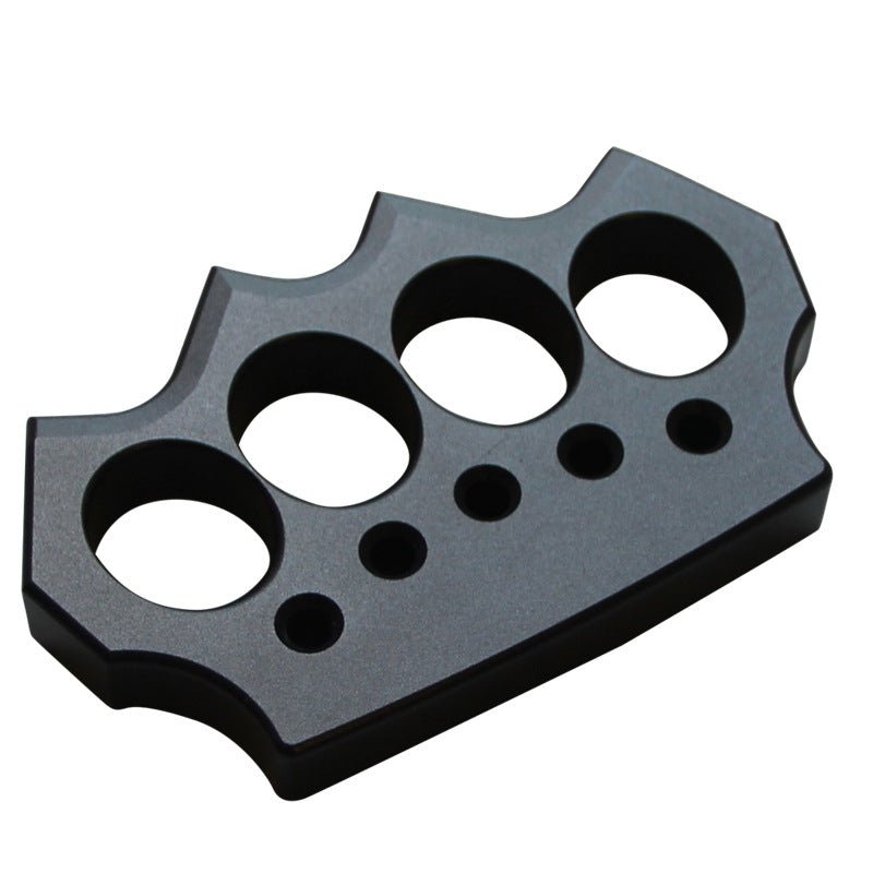 Knuckles Weapon Black Aluminium Alloy Light - Cakra EDC Gadgets Brass Knuckles - Tophatter Daily Deals