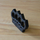 Knuckles Weapon Black Aluminium Alloy Light - Cakra EDC Gadgets Brass Knuckles - Tophatter Daily Deals