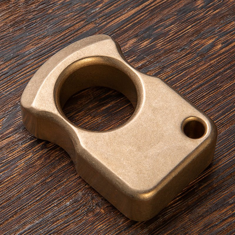 Full Brass Stonewash Knuckles Weapon Brass Knuckles - Tophatter Daily Deals