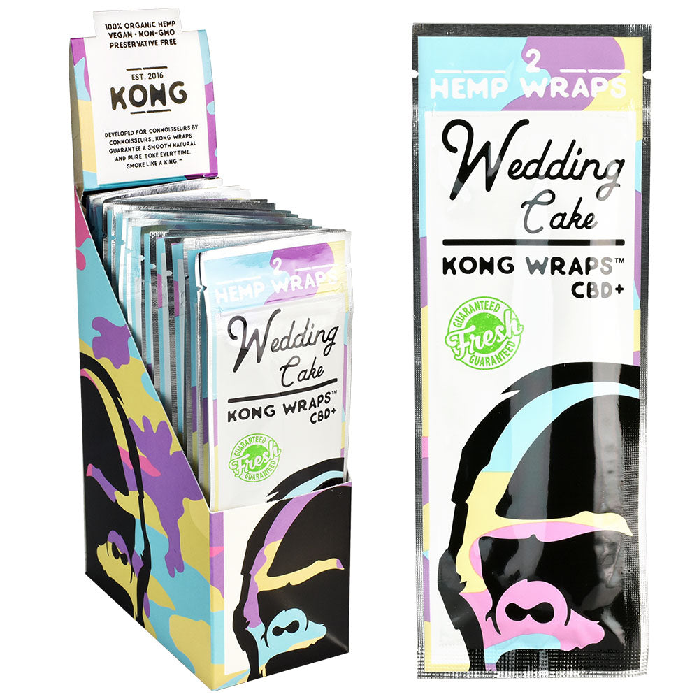 Kong Organic Wraps Wedding Cake Blunt Wraps & Leaf Rolls - Tophatter Daily Deals