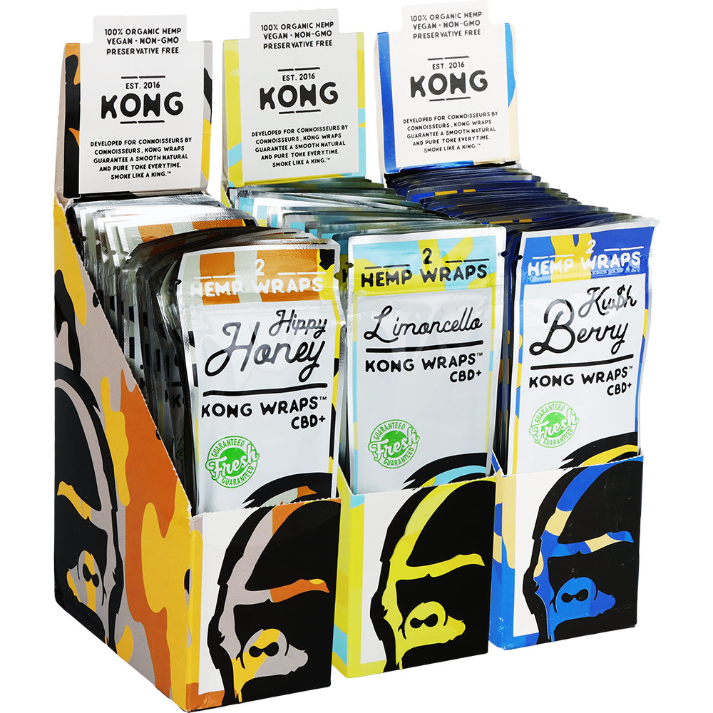 Kong Organic Wraps Blunt Wraps & Leaf Rolls - Tophatter Daily Deals
