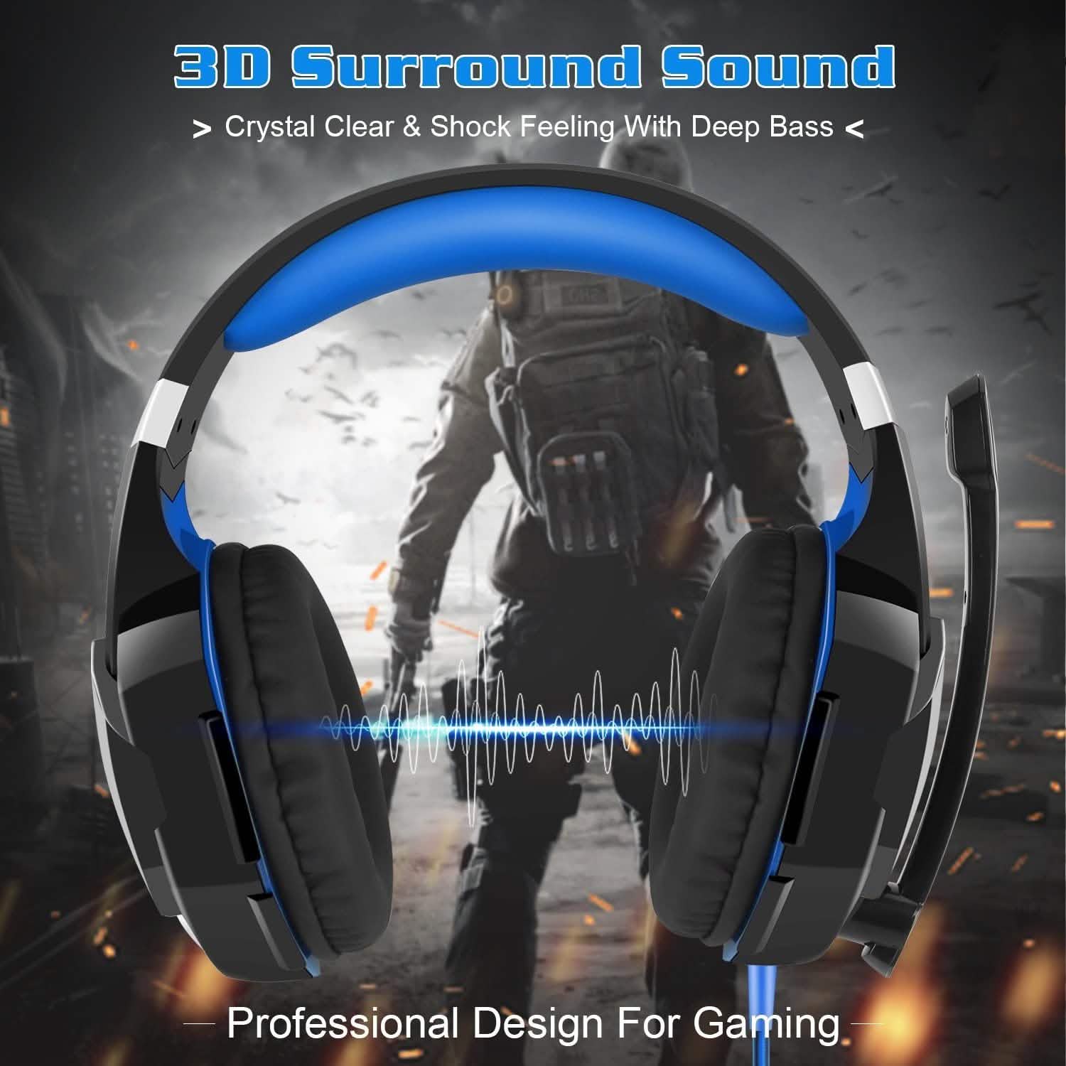 Kotion Each G2000 Gaming Headset Headphones - Tophatter Daily Deals