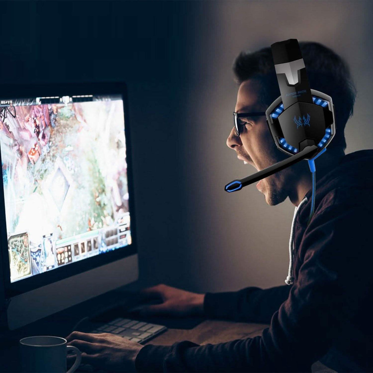 Kotion Each G2000 Gaming Headset Headphones - Tophatter Daily Deals