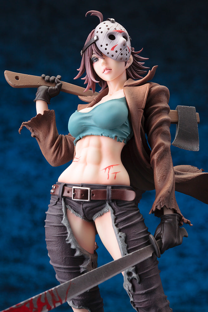 LAST ONE! Freddy vs. Jason – Jason Voorhees Bishoujo 1:7 Scale Statue (2nd Edition) | Kotobukiya Statue - Tophatter Daily Deals