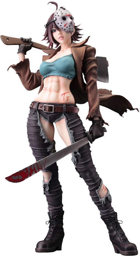 LAST ONE! Freddy vs. Jason – Jason Voorhees Bishoujo 1:7 Scale Statue (2nd Edition) | Kotobukiya Statue - Tophatter Daily Deals