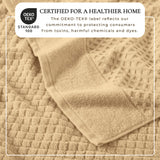 Cotton Diamond Waffle Weave Bath Towel Set - Grayson Collection Bath - Tophatter Daily Deals