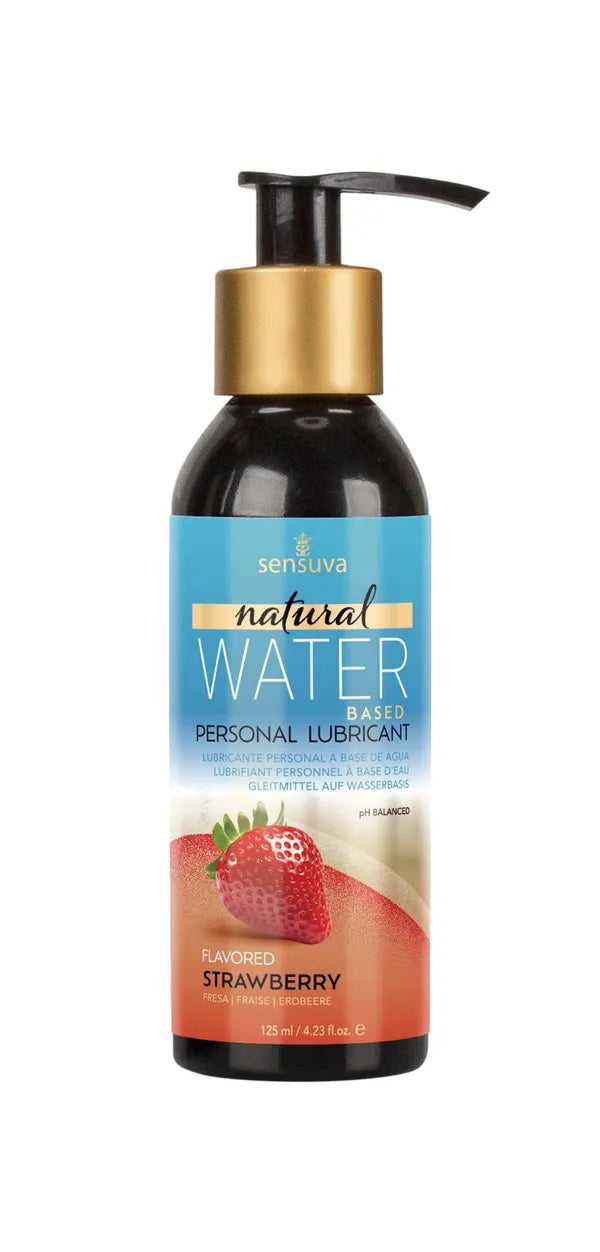 Sensuva Natural Water-Based Personal Lubricant 125ml Bottle > Lube > Water Based - Tophatter Daily Deals
