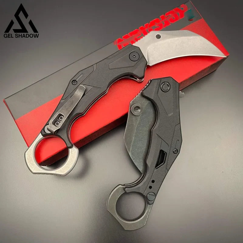 KS 2064 Knife Folding Sharp Knife KARAMBIT-GS34 Pocket Knives - Tophatter Daily Deals
