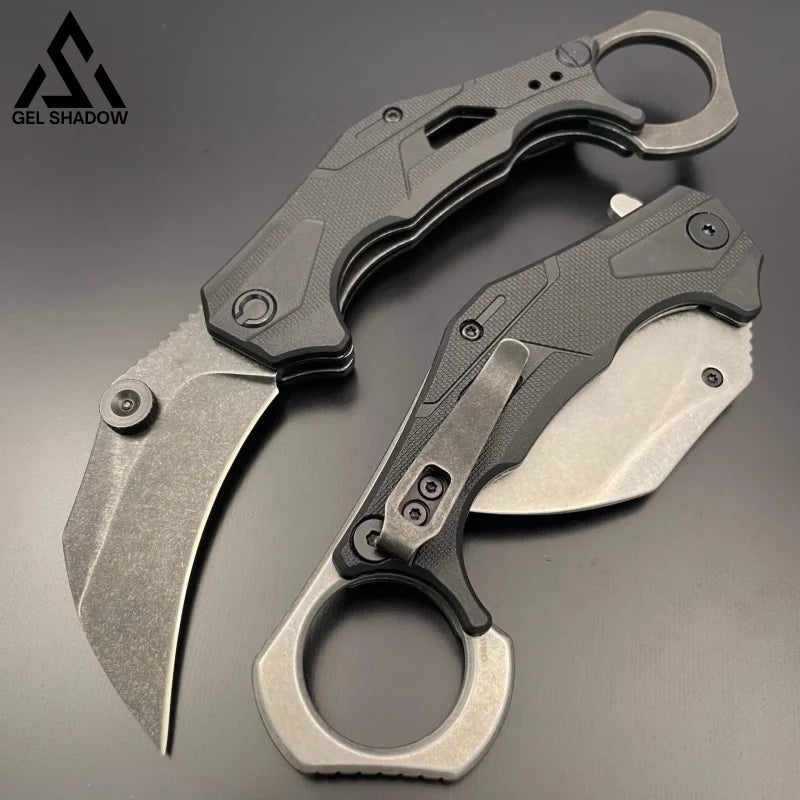 KS 2064 Knife Folding Sharp Knife KARAMBIT-GS34 Pocket Knives - Tophatter Daily Deals