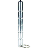 18) Units Silver Kubotan Key-Chain Aircraft-Grade Aluminum Silver Self Defense - Tophatter Daily Deals
