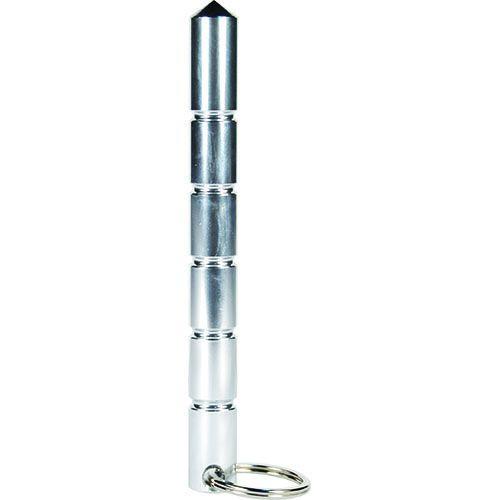 18) Units Silver Kubotan Key-Chain Aircraft-Grade Aluminum Silver Self Defense - Tophatter Daily Deals
