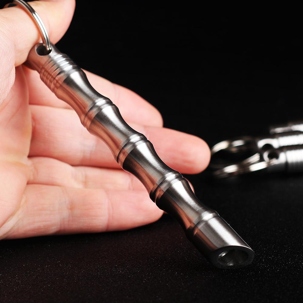 Stainless Steel Self Defense Bamboo Kubotan Self Defense Kubotan - Tophatter Daily Deals