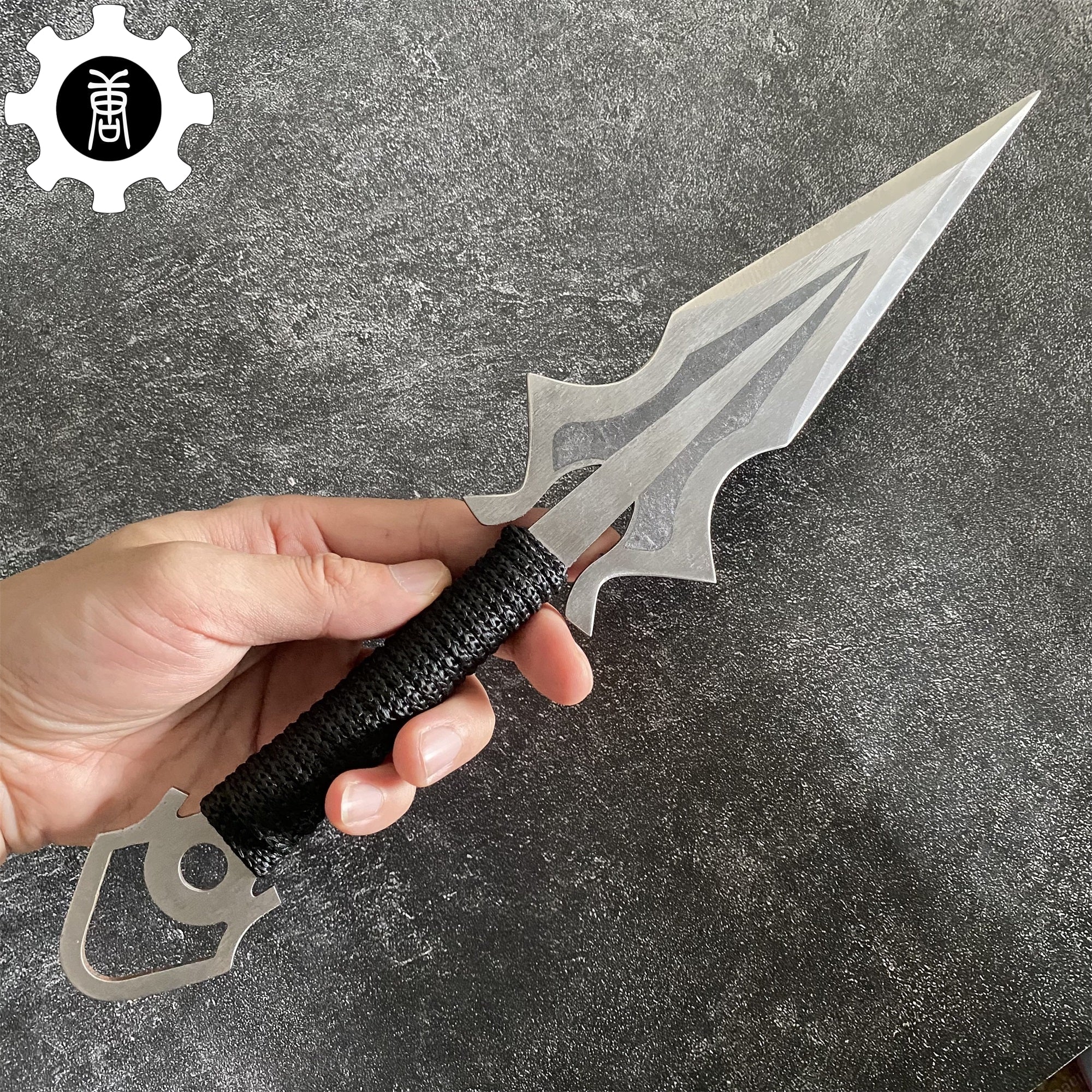 Hand-Forged Steel MK Scorpion Kunai Unboxing Knife Kunai Only - Tophatter Daily Deals