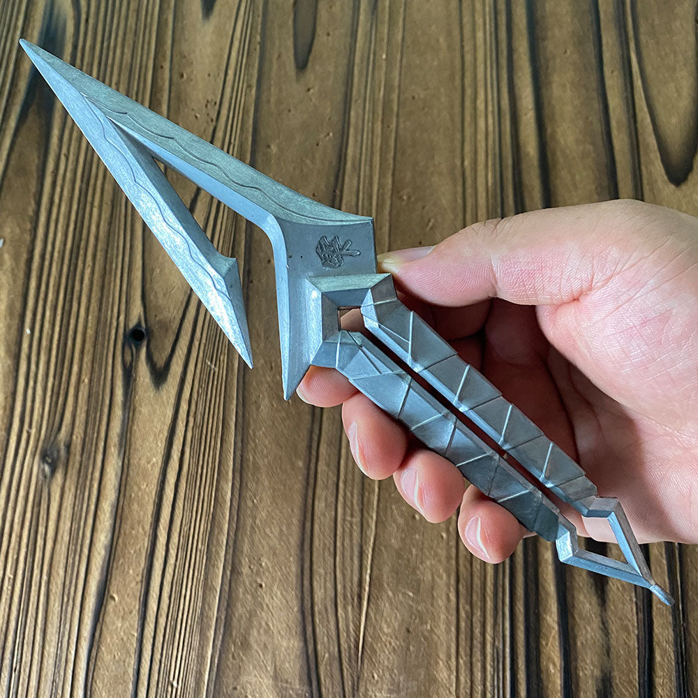 Metal Kuronami no Yaiba Life Size Kuronami Kunai Knife Most Accurate Replica weapon fan art - Tophatter Daily Deals