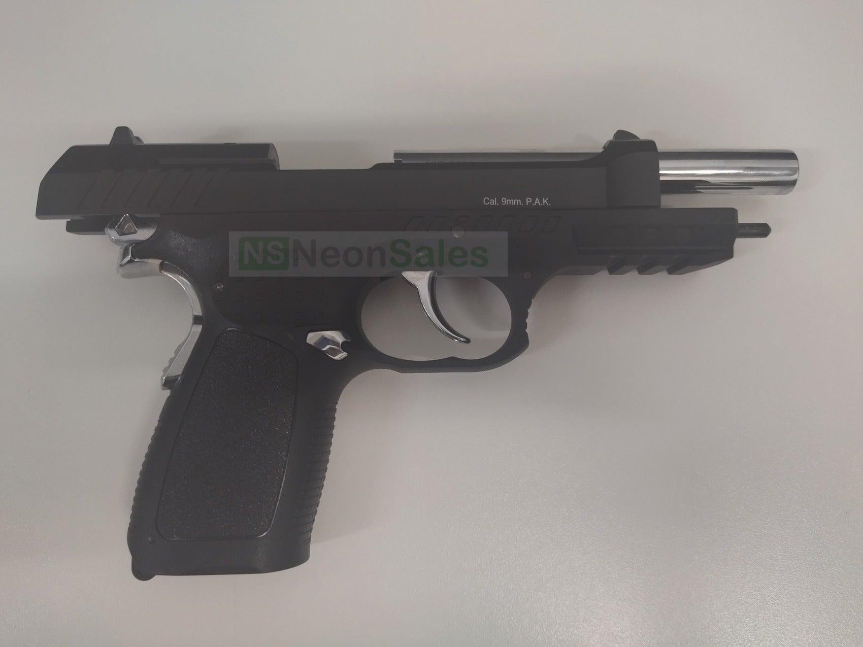 KUZEY F92 BLANK GUN - BLACK - Tophatter's Army Deals BLANK GUNS - Tophatter Daily Deals