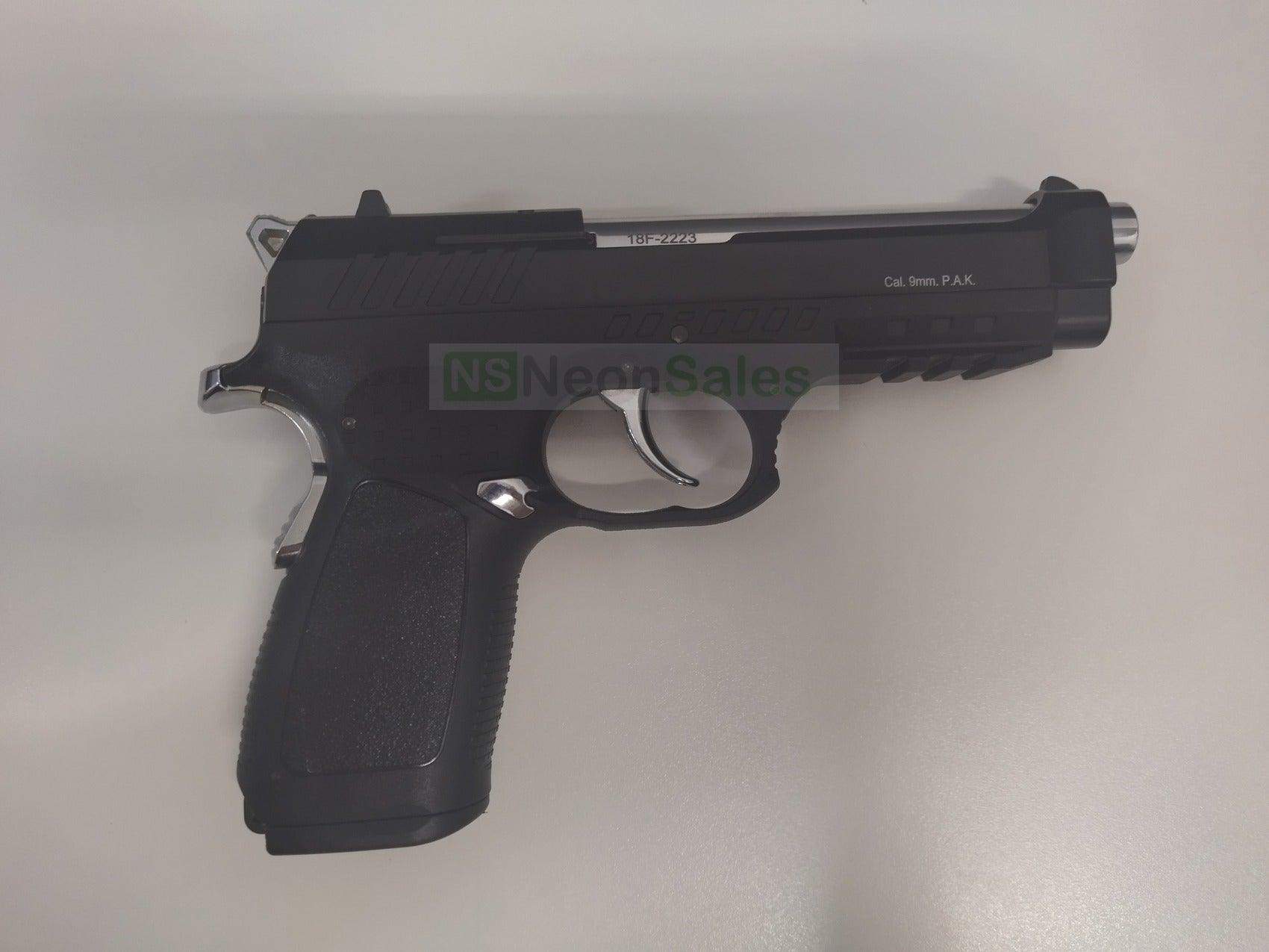 KUZEY F92 BLANK GUN - BLACK - Tophatter's Army Deals BLANK GUNS - Tophatter Daily Deals