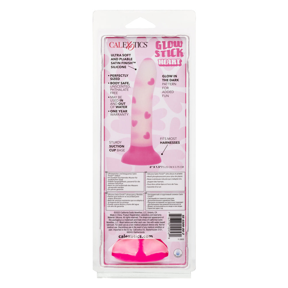 Glow Stick Heart Pink Bendable Silicone Dildo > Dildos > Neutral Dildos - Tophatter Daily Deals
