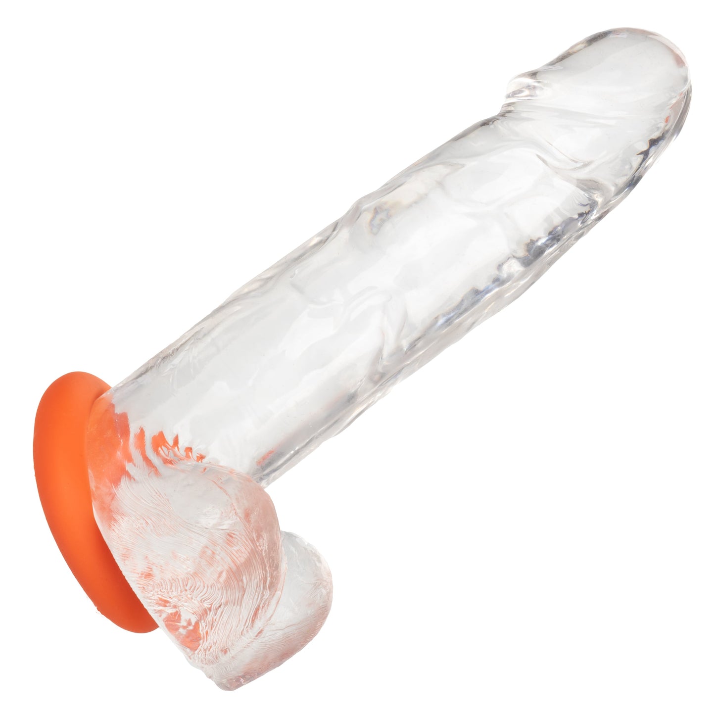 Alpha Liquid Silicone Prolong Large Ring Orange 1.25 Inch Diameter Stretchy Comfortable Durable > Cock Ring > Single - Tophatter Daily Deals