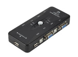 ANDOWL Q-KVM4 USB KVM SWITCH-4 PORT VGA - Tophatter's Army Deals CCTV - Tophatter Daily Deals