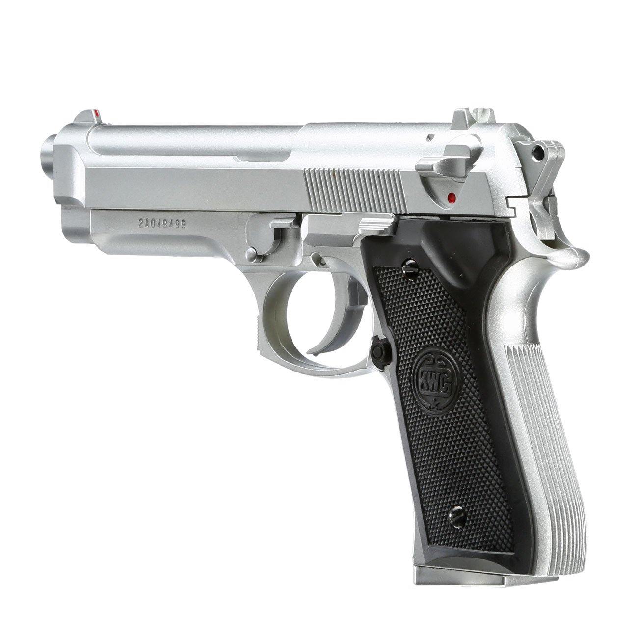 KWC 6MM BERRETA M92 AIRSOFT PISTOL - SILVER - Tophatter's Army Deals AIRSOFT - Tophatter Daily Deals