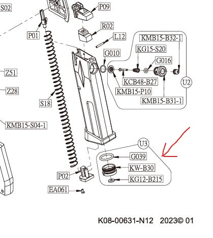 KWC PT92 / POLICE TRANSFER PORT ASSEMBLY (PART# U3 - Tophatter's Army Deals - Wholesale Prices (Limited Deals)