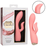 Uncorked Zinfandel Pink Dual Massager with Textured Teaser and 10 Speeds Silicone Vibrator > Vibrators > Ladies > Rabbit - Tophatter Daily Deals