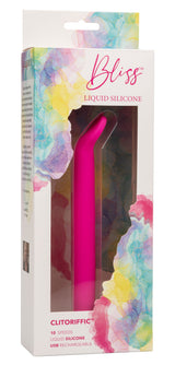Bliss Liquid Silicone Clitoriffic Pink Flexible Vibrator with 10 Speeds and Rechargeable > Vibrators > Mini Vibrators - Tophatter Daily Deals