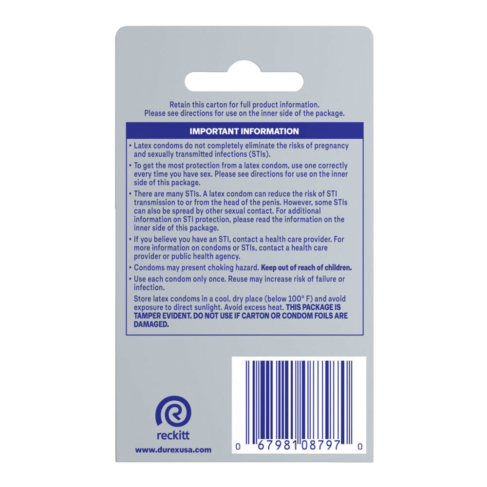 Durex Air Condom- 3 Pack > Essentials > Condoms - Tophatter Daily Deals