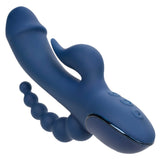 III Triple Orgasm (Blue) – Triple Action Silicone Massager with Vibrating Shaft and Beaded Tail > Vibrators > Ladies > Rabbit Multi - Tophatter Daily Deals