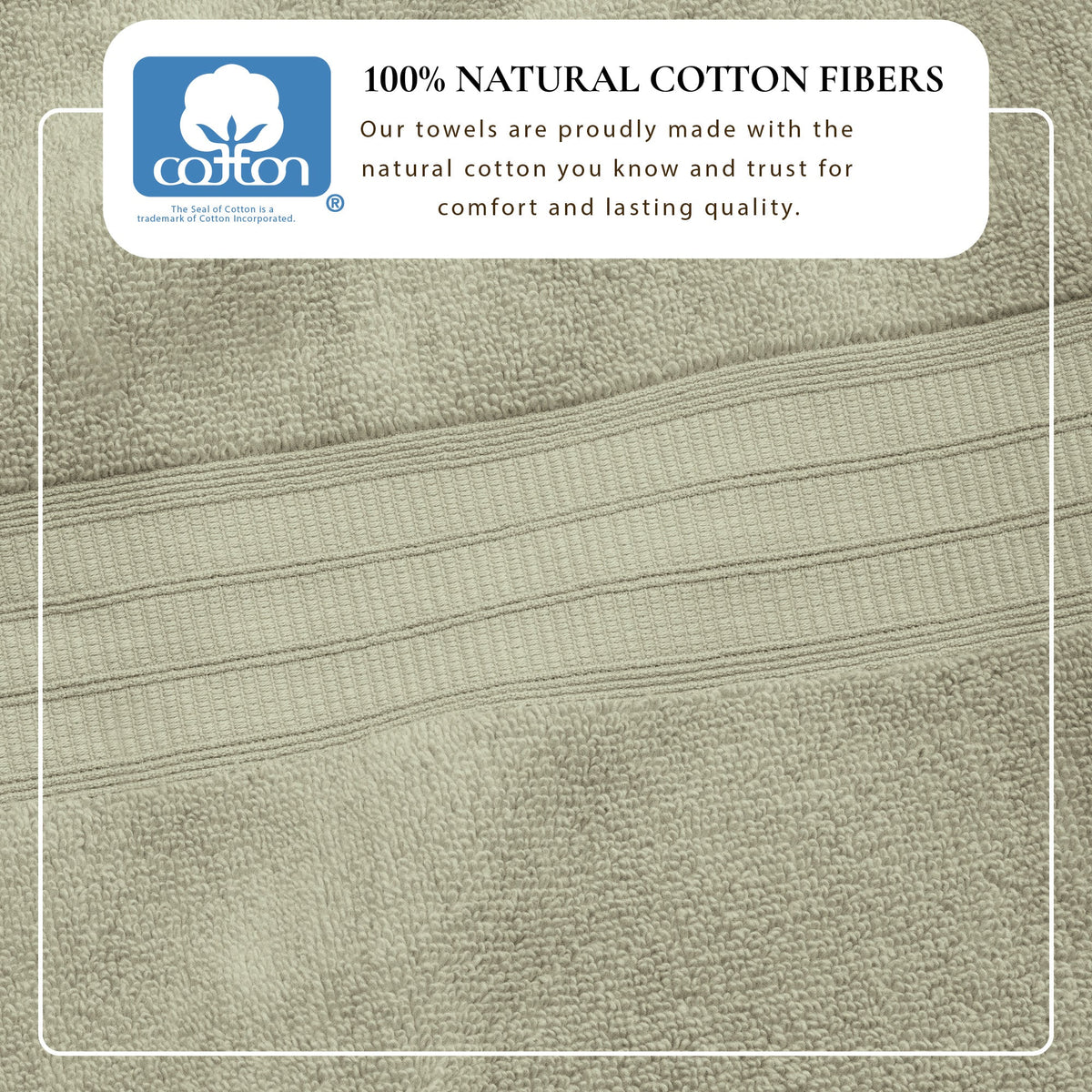100% Cotton Premium Bath Towel Set - Chiara Collection Bath - Tophatter Daily Deals