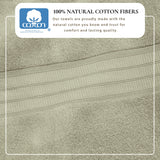 100% Cotton Premium Bath Towel Set - Chiara Collection Bath - Tophatter Daily Deals