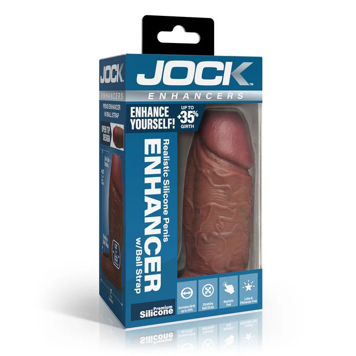Jock Enhancers 1 Inch Silicone Penis Extension Sleeve Light > Sex Toys For Men > Penis Sleeves - Tophatter Daily Deals