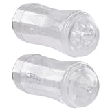 Gender X Double Fantasy – Dual-Ended Transparent Stroker > Sex Toys For Men > Masturbators Cup - Tophatter Daily Deals
