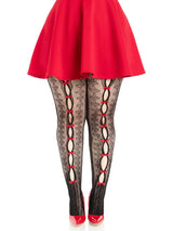 Plus Sweetheart Striped Tights – Plus Size Hosiery > Clothes > Plus Size Lingerie - Tophatter Daily Deals