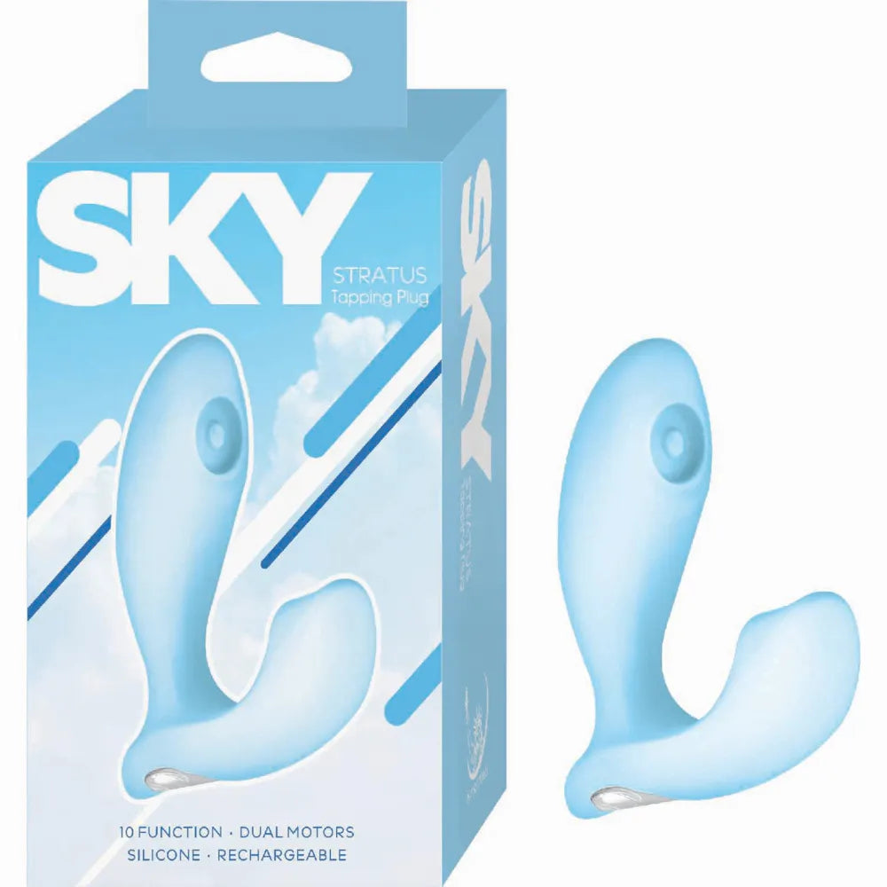 Nasstoys Sky Stratus – USB Rechargeable Tapping Plug with 3.5 Inch Length > Sex Toys For Ladies > Clitoral Vibrators and Stimulators - Tophatter Daily Deals