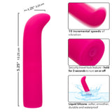 Classic Chic Mini G Liquid Silicone Pink Vibrating Massager > Sex Toys For Ladies > G-Spot Vibrators - Tophatter Daily Deals