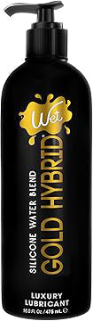 Wet Gold Hybrid Water Silicone Blend – 16oz Personal Lubricant > Lube > Hybrid - Tophatter Daily Deals