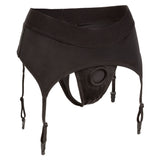Boundless Black Thong with Garter Harness for L/XL Comfort > Dildos > Strap On Harnesses - Tophatter Daily Deals