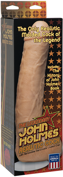 John Holmes Realistic Cock 9.5 Inch with Removable Vac-U-Lock Suction Cup – Dildo > Dildos > Performer Replica - Tophatter Daily Deals