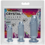 Crystal Jellies Anal Starter Kit – 1 Inch Beginner Butt Plug Set > Anal Range > Butt Plug Kits - Tophatter Daily Deals